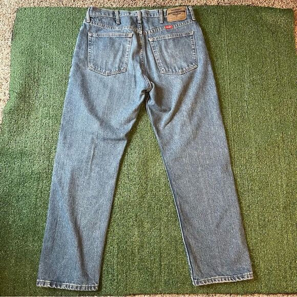 Wrangler Regular Fit Denim Jeans 34x29 - Picture 4 of 5